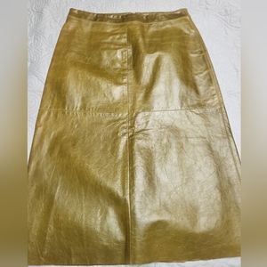 Vintage Gap Leather Skirt